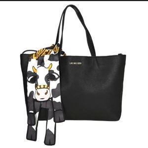 Love Moschino Tote Bag with FOULARD
